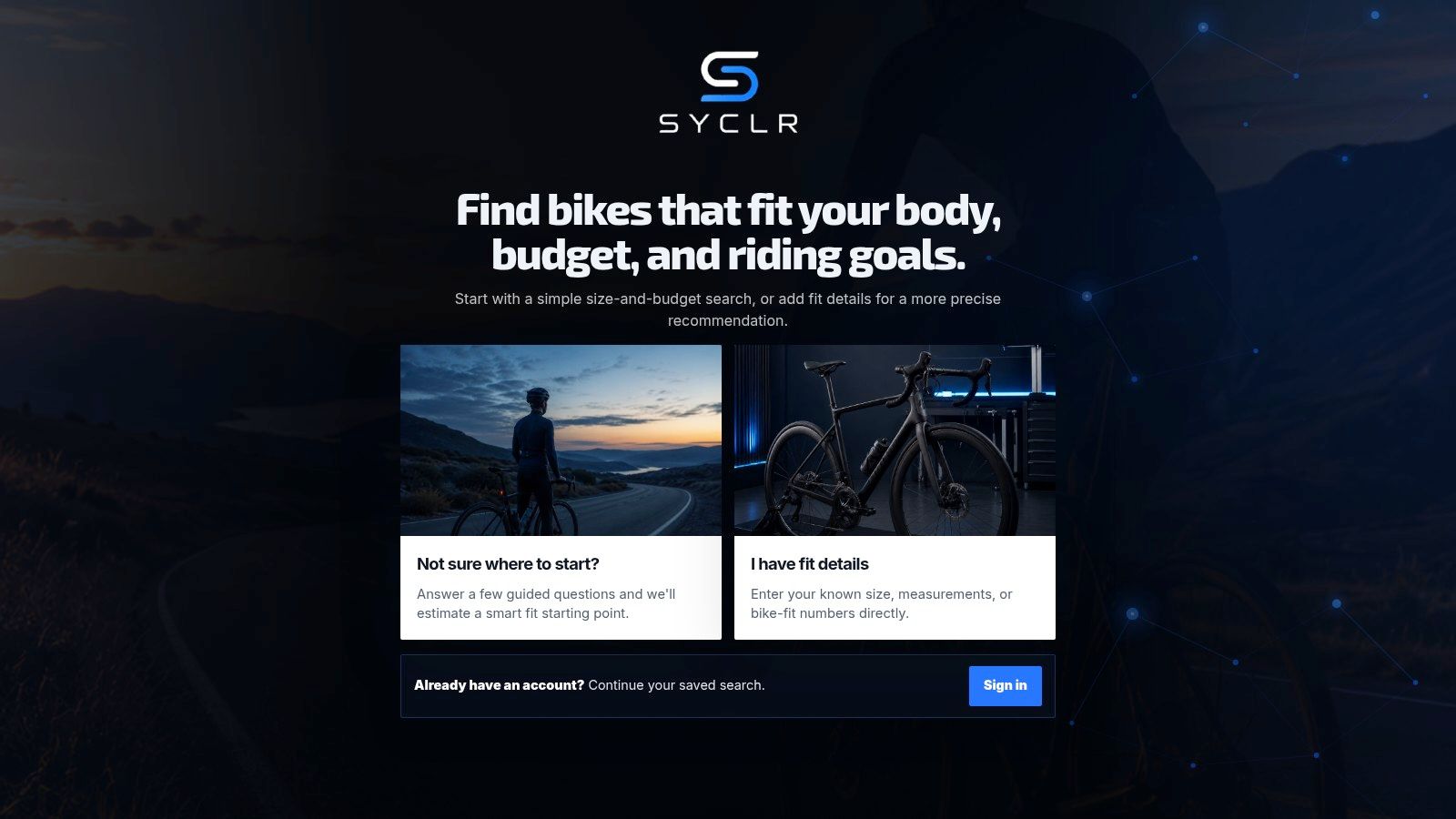 Screenshot from https://app.syclr.com